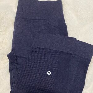 lululemon athletica Dark Blue Leggings 16” length